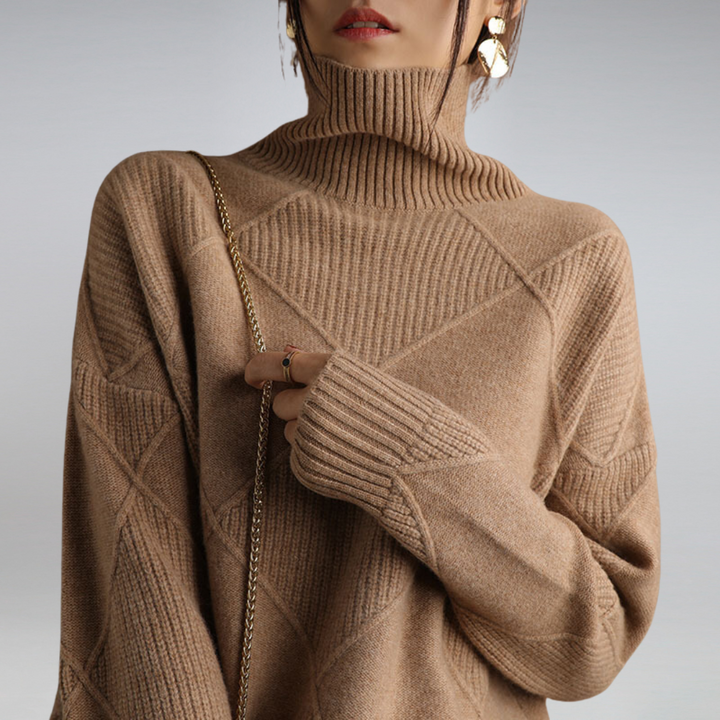 Hellen | Pull À Col Roulé Pour Femmes | Chaude