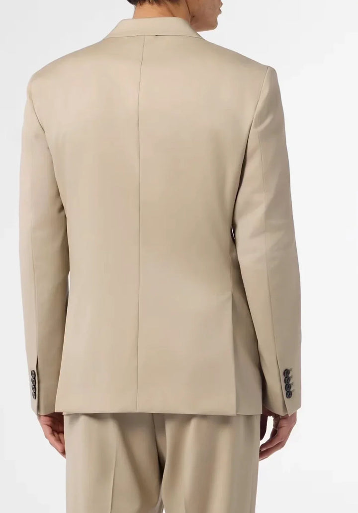 Herren-Zweiteiler mit modernem Schnitt, Ein-Knopf-Sakko und Slim-Fit-Hose