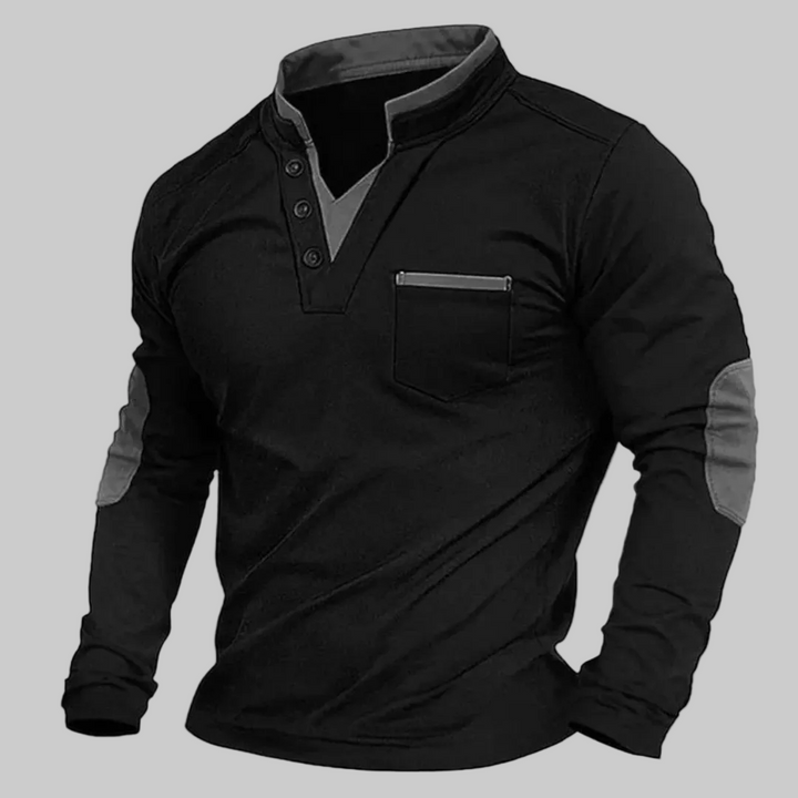 Sweatshirt Homme Col V Coupe Décontractée