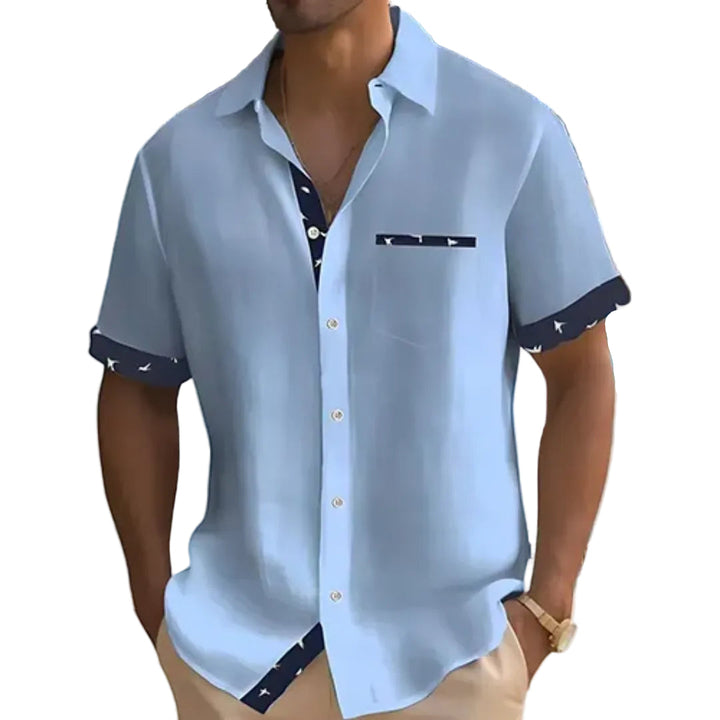Lucas | Chemise pour Homme | Manches Courtes, Estivale & Boutonnée