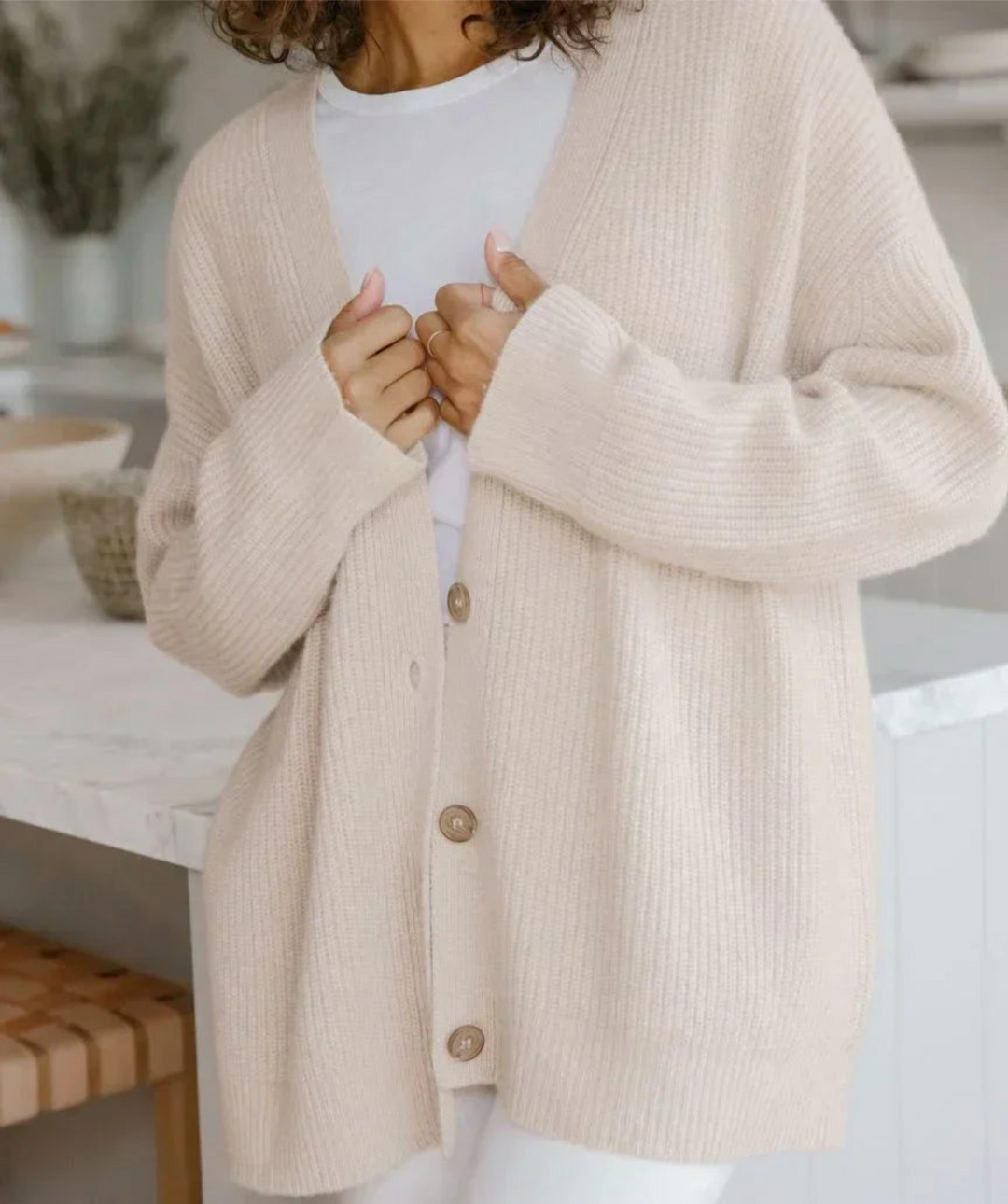 Raelyn | Cardigan à Col En V Pour Femmes