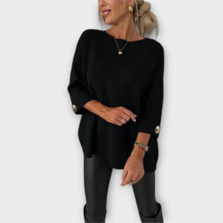Blouse Blanche en Maille – Coupe Ajustée Élégante
