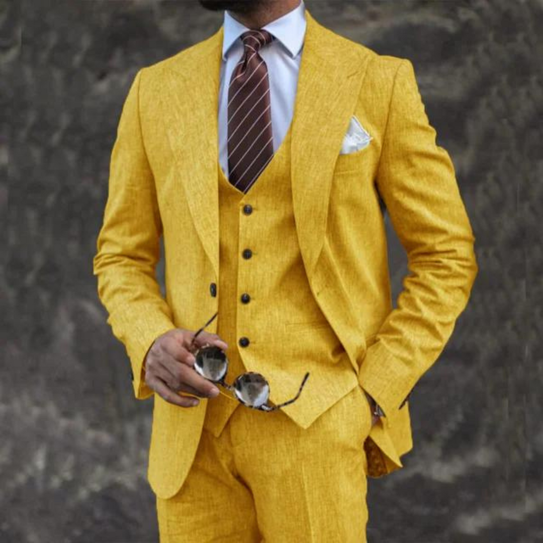 Costume 3 Pièces Invité À Un Mariage Moderne Pour Homme | Sur Mesure