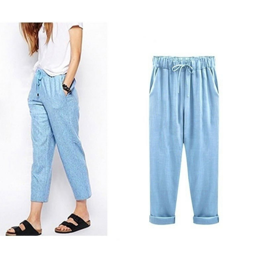 Fernanda | Pantalon De Lin Et De Coton Pour Femmes