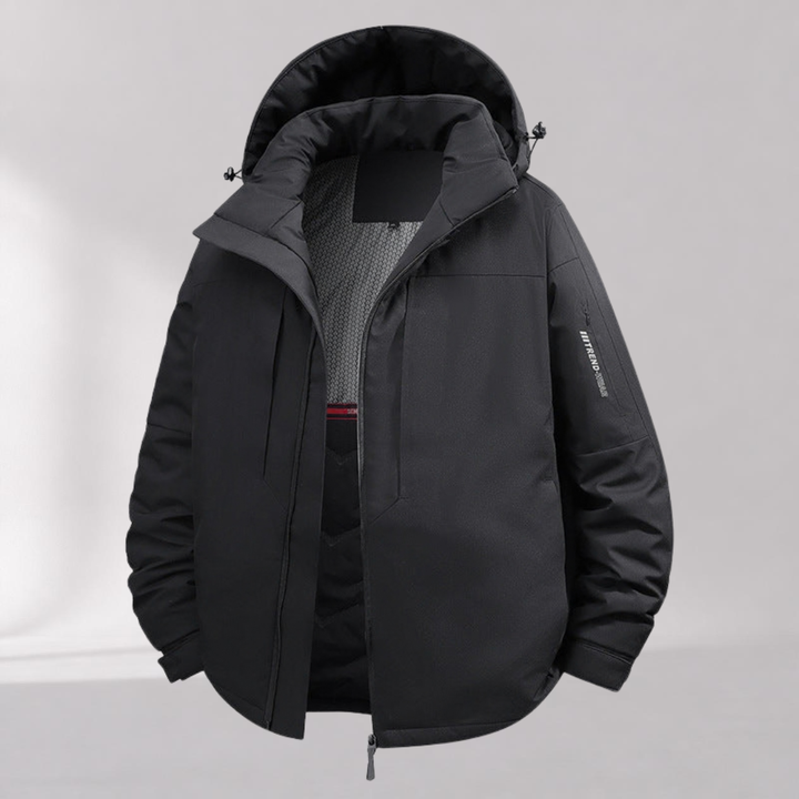 Veste Imperméable à Capuche Homme – Respirante avec Poignets Réglables