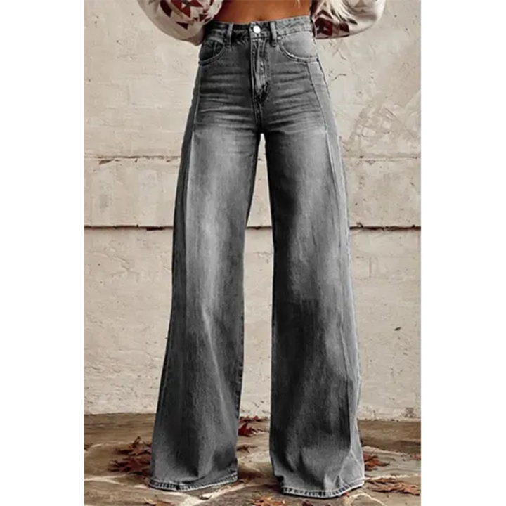 Mindy | Jean Taille Haute Pour Femmes | Large