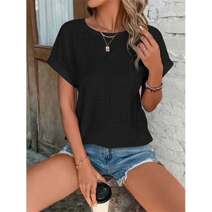 Femmes T-Shirt À Col Rond | Manches Courtes