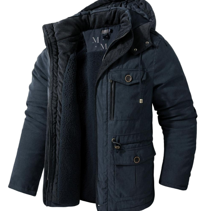 Nigel | Veste d'Hiver Pour Hommes | Chaude | Capuche