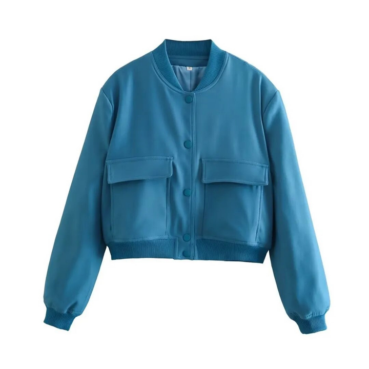 Jazzmyn | Veste Courte Et Col Rond Pour Femmes