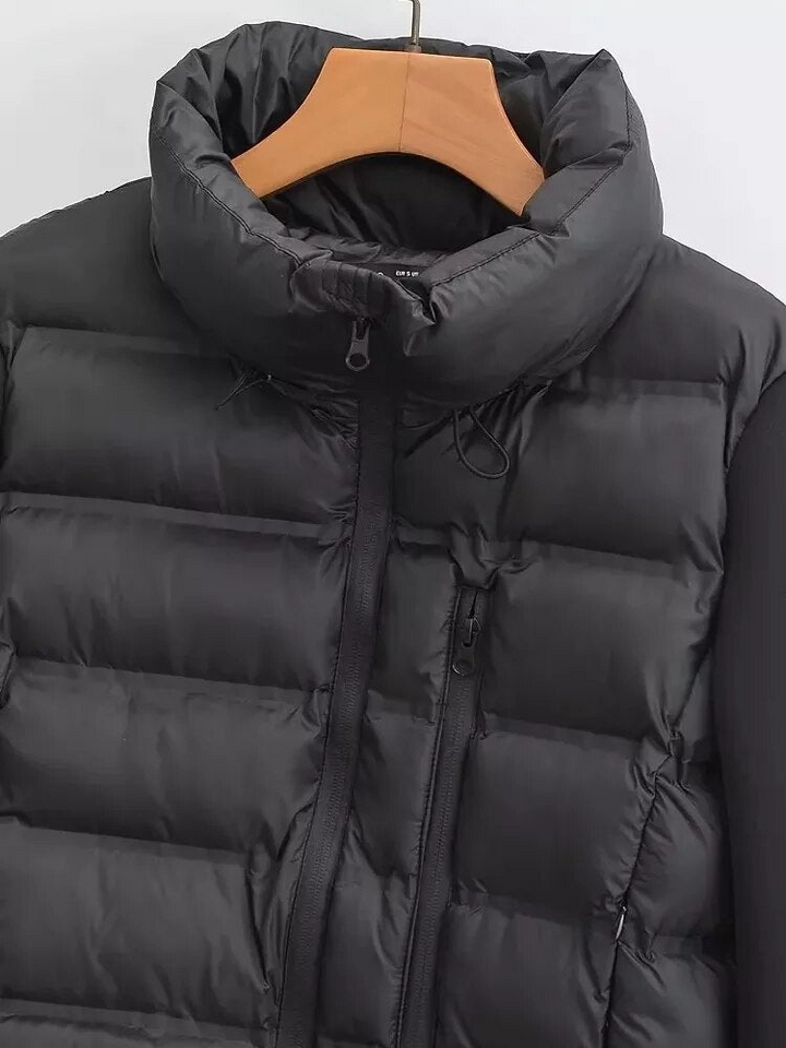 Farah | Veste à Patte Zippée Pour Femmes | Noir