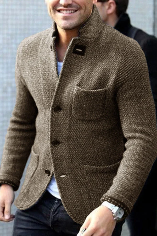 Roger | Blazer En Maille Pour Hommes | Chic