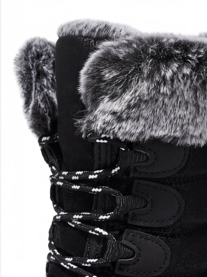 Women's Waterproof Snow Boots with Fur Lining