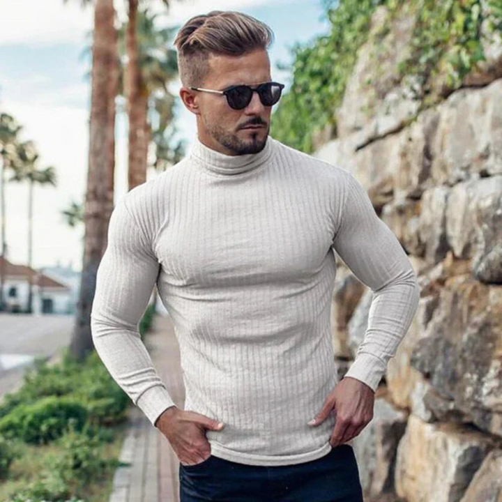 Kamil | Pull à Col Roulé Pour Homme