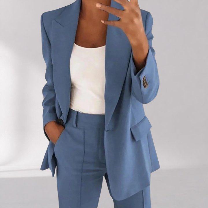 Ensemble Blazer et Pantalon Fusé Femme – Tailleur Deux Pièces