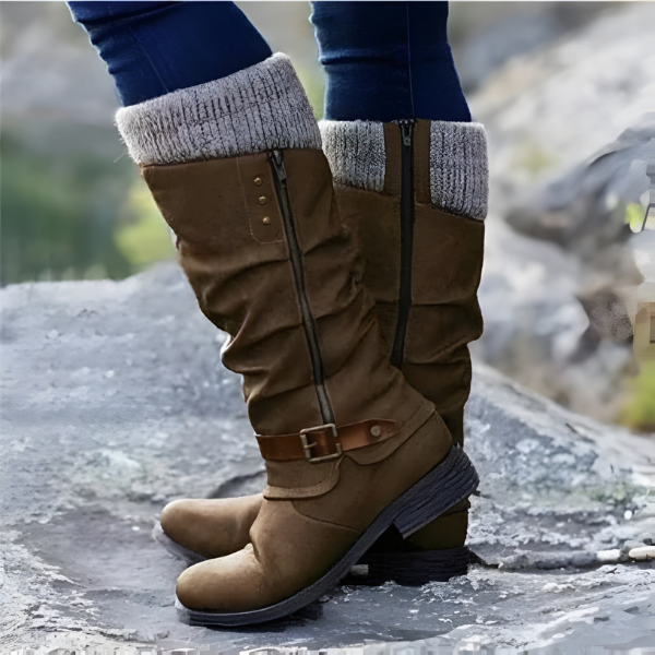 Bottes d’Hiver Isolées Thermiques – Semelle Antidérapante