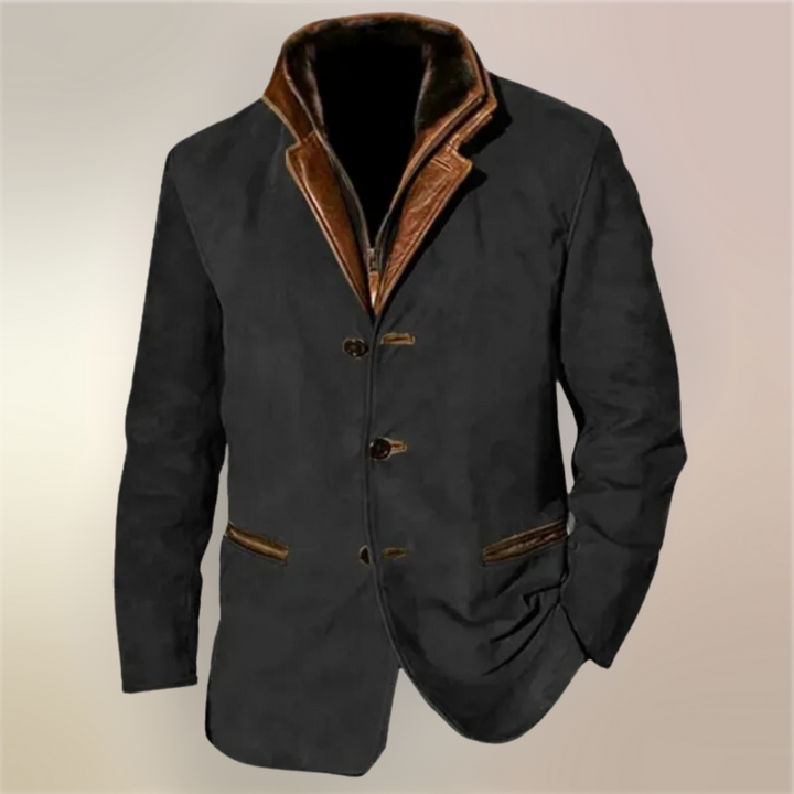 Veste Vintage Homme en Mélange de Laine