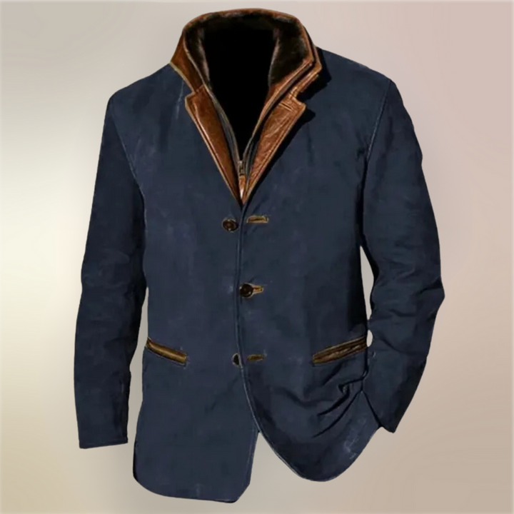 Veste Vintage Homme en Mélange de Laine