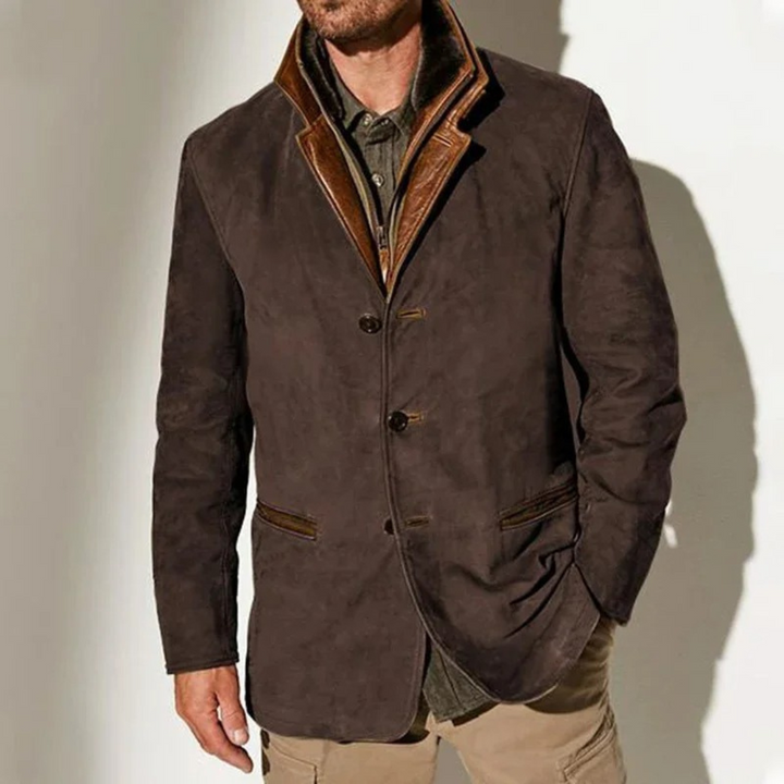 Veste Vintage Homme en Mélange de Laine