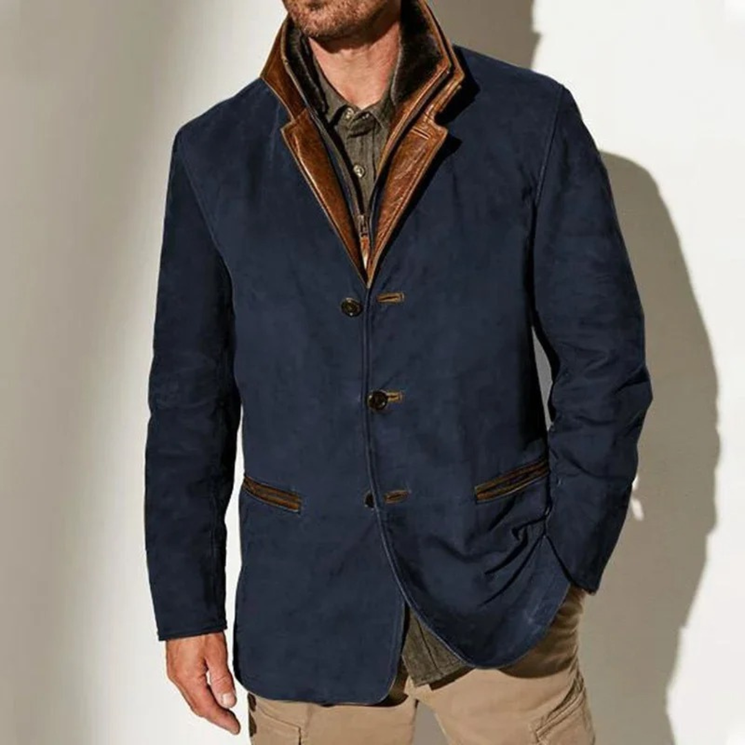 Veste Vintage Homme en Mélange de Laine