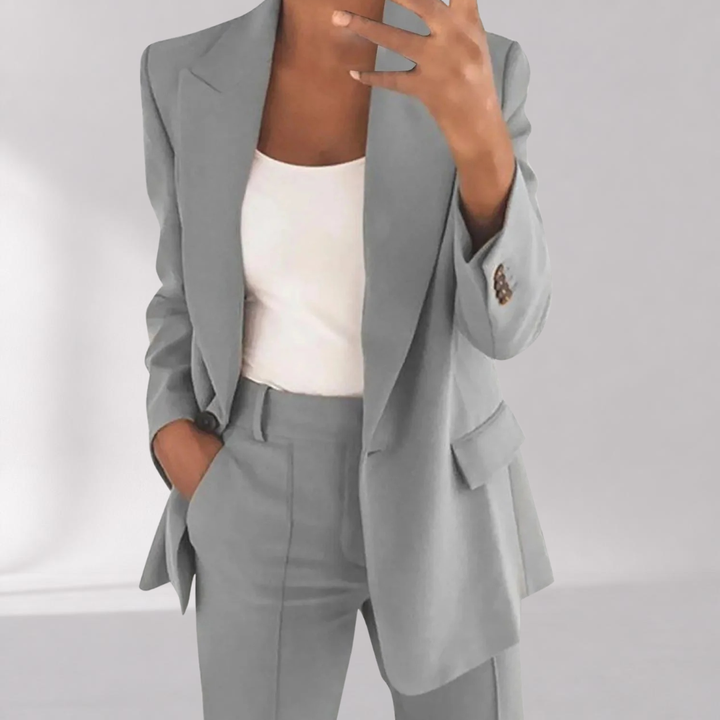 Ensemble Blazer et Pantalon Fusé Femme – Tailleur Deux Pièces