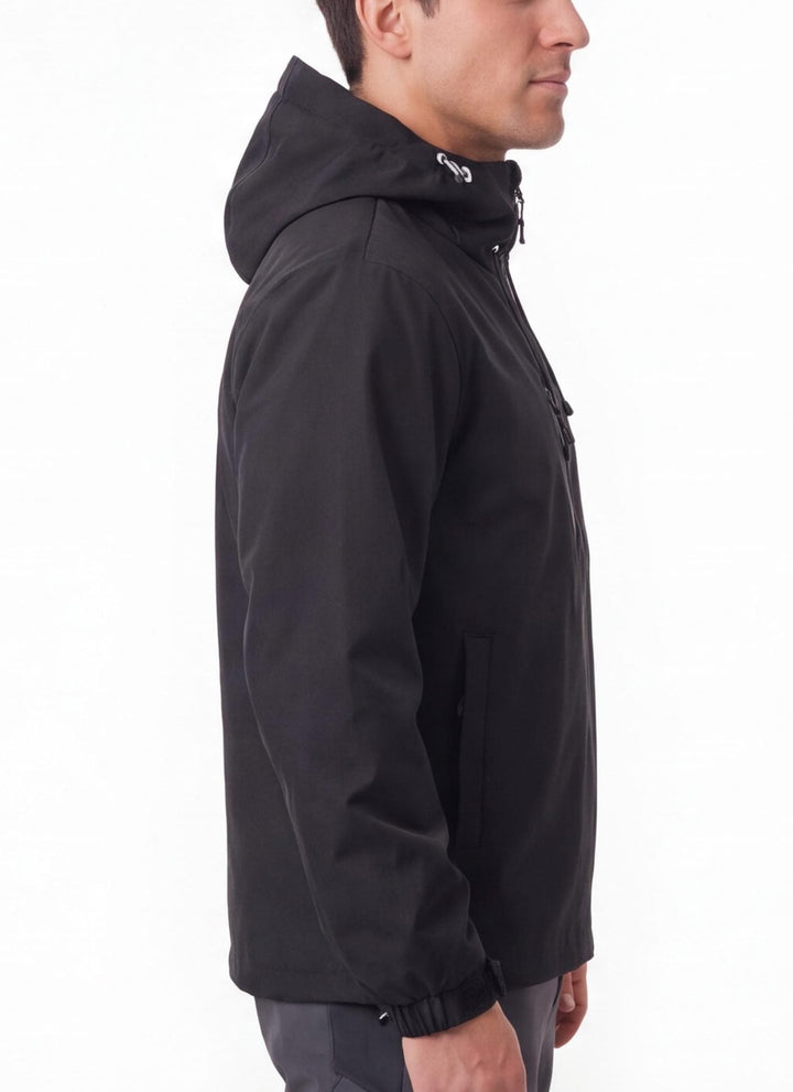 Men's Waterproof Hiking Jacket with Adjustable Hood