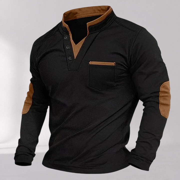 Sweatshirt Homme Col V Coupe Décontractée