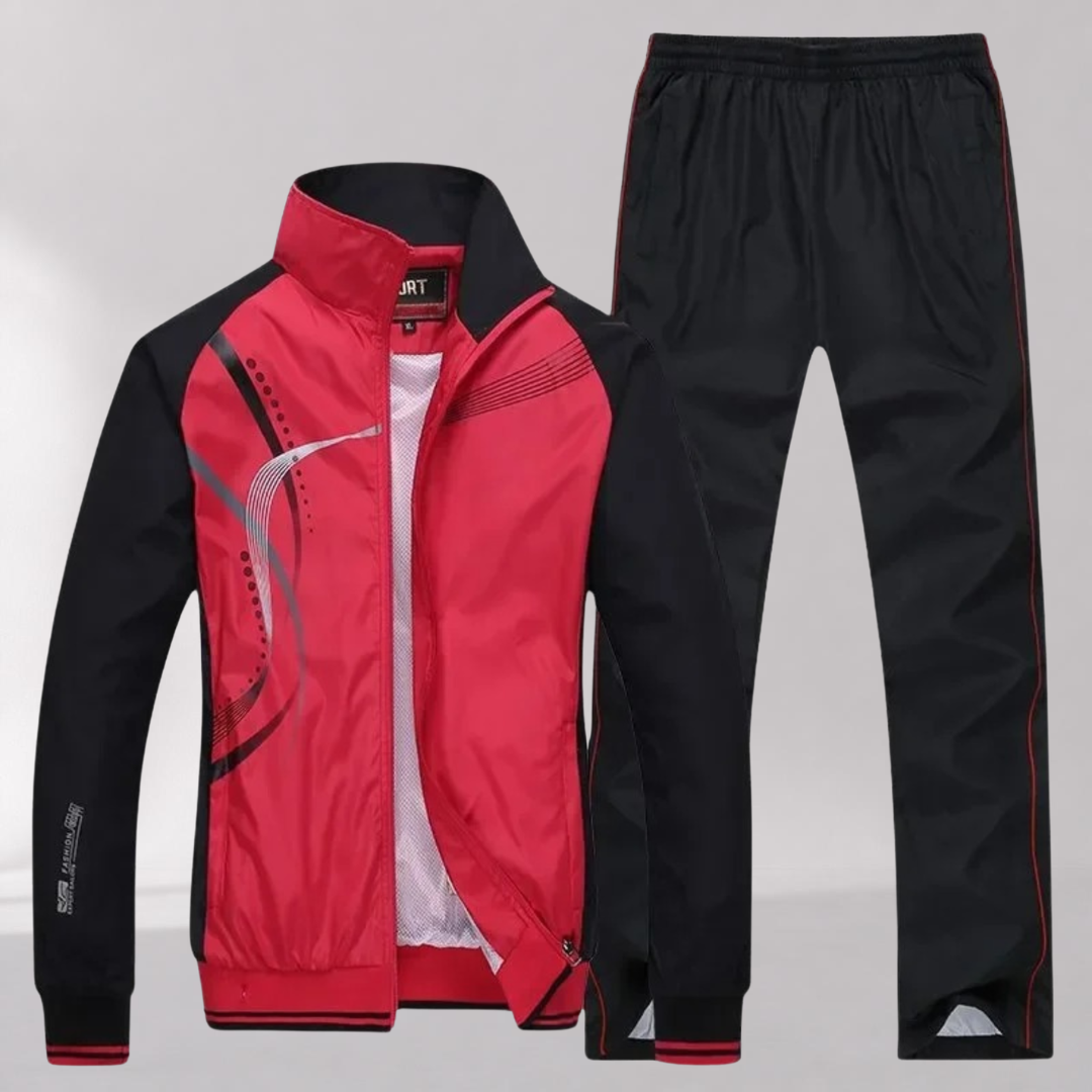Ensemble de Sport Homme avec Veste Zippée et Jogger