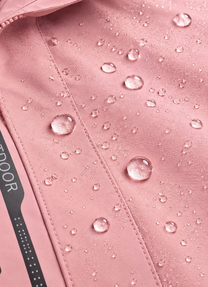 Women's Convertible Hiking Jacket with Removable Fleece and Hood