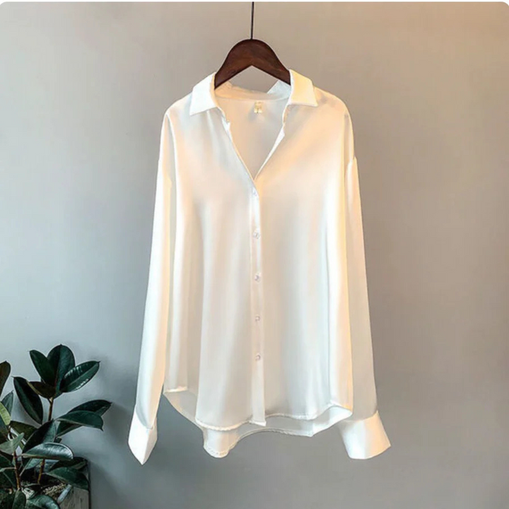 Femmes Chemise Confortable À Boutons | Manches Longues