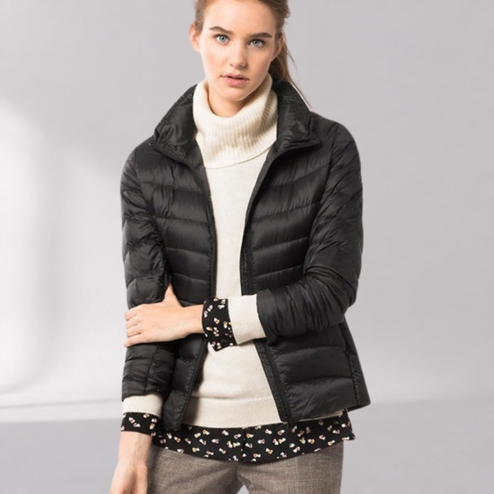 Doudoune Légère Imperméable Femme – Veste Cintrée de Mi-Saison