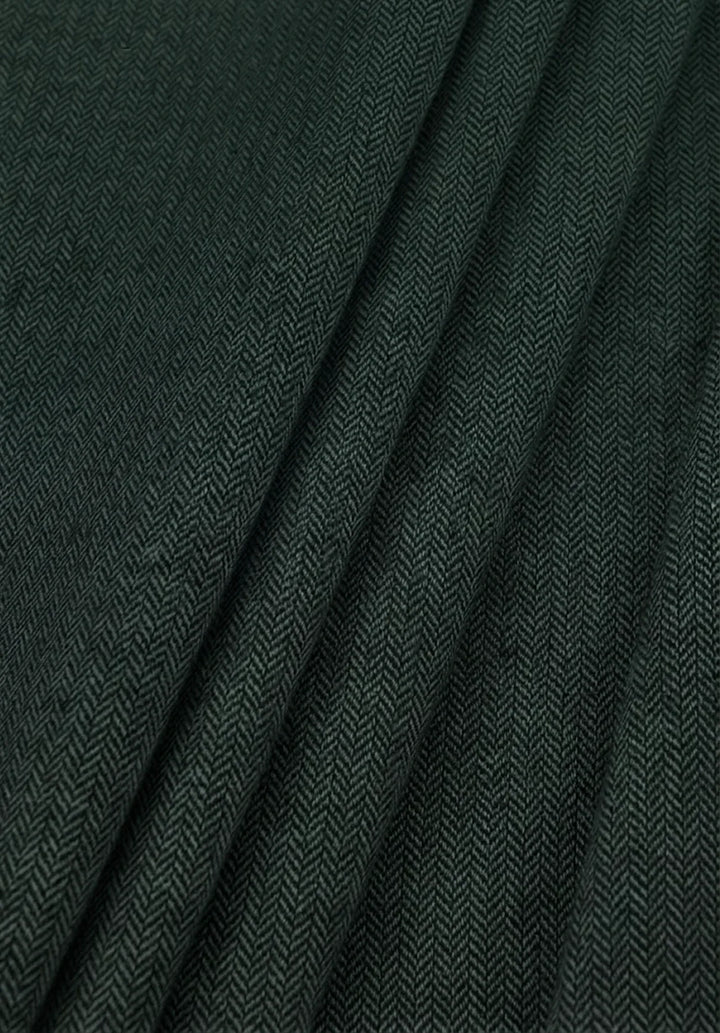 Costume Trois Pièces Homme Coupe Classique en Chevrons avec Col Notch et Gilet Cinq Boutons
