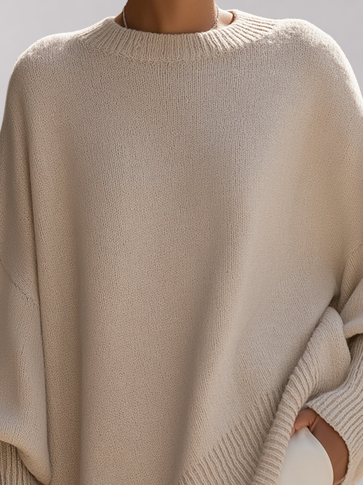 Poncho Oversize en Maille Femme