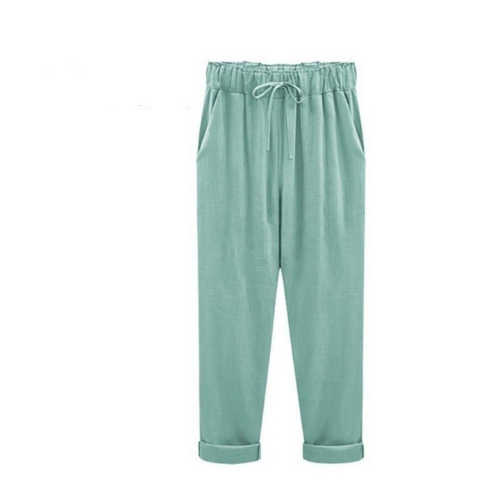 Fernanda | Pantalon De Lin Et De Coton Pour Femmes