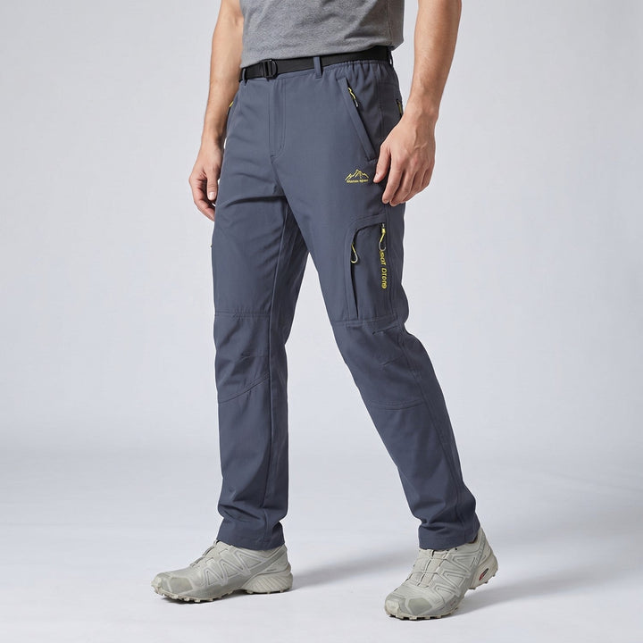 Pantaloni da trekking da uomo leggeri, ad asciugatura rapida ed elasticizzati