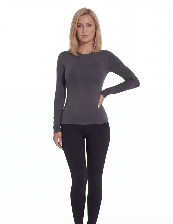 Legging Femme Doublé Polaire Taille Haute