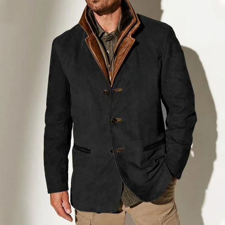 Veste Vintage Homme en Mélange de Laine