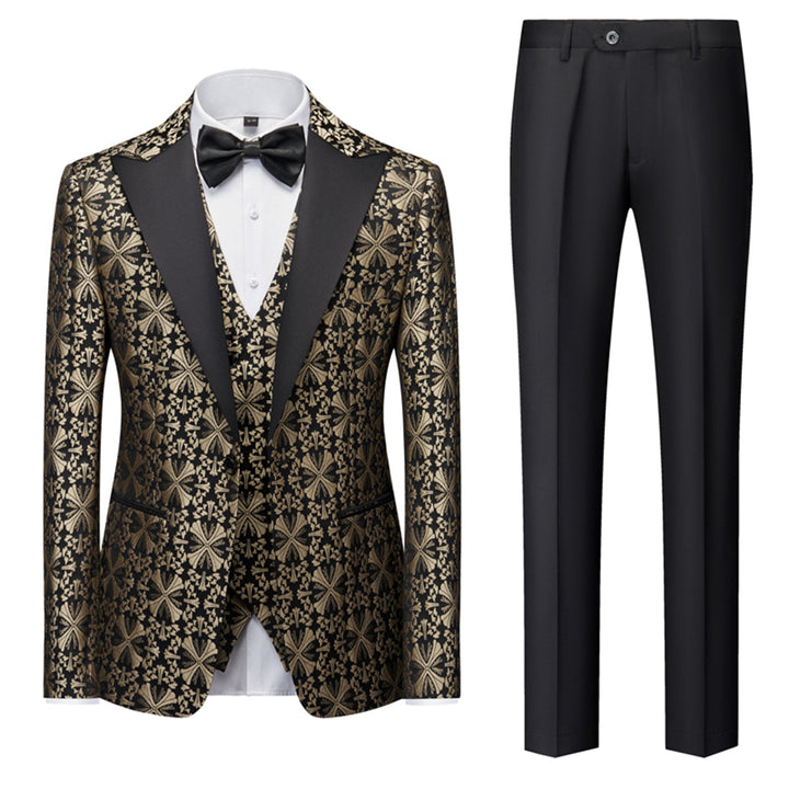 Costume 3 Pièces Imprimé Invité De Mariage Pour Homme | Classique