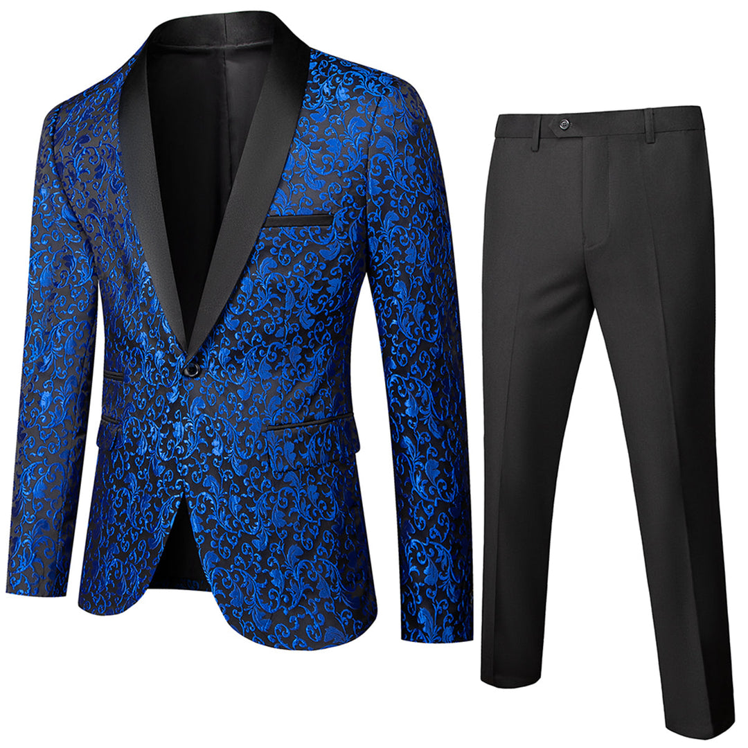Costume 2 Pièces Invité À Un Mariage Classique Pour Homme | Motif Floral