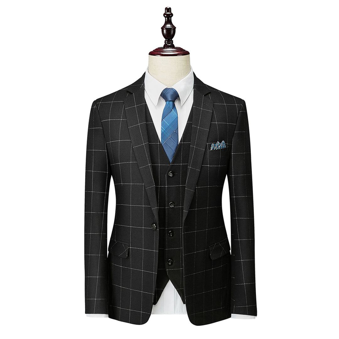 Costume 3 pièces invité à un mariage pour homme | Motif à carreaux