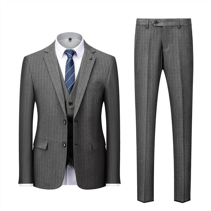 Costume Rayé Invité À Un Mariage Pour Homme  | 3 Pièces