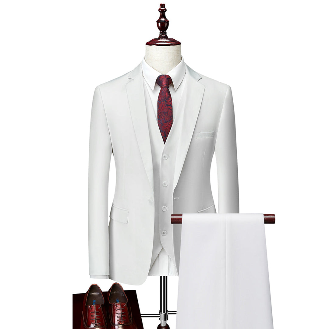 Costume 3 Pièces Invité À Un Mariage  Classique Décontracté Pour Homme | Moderne