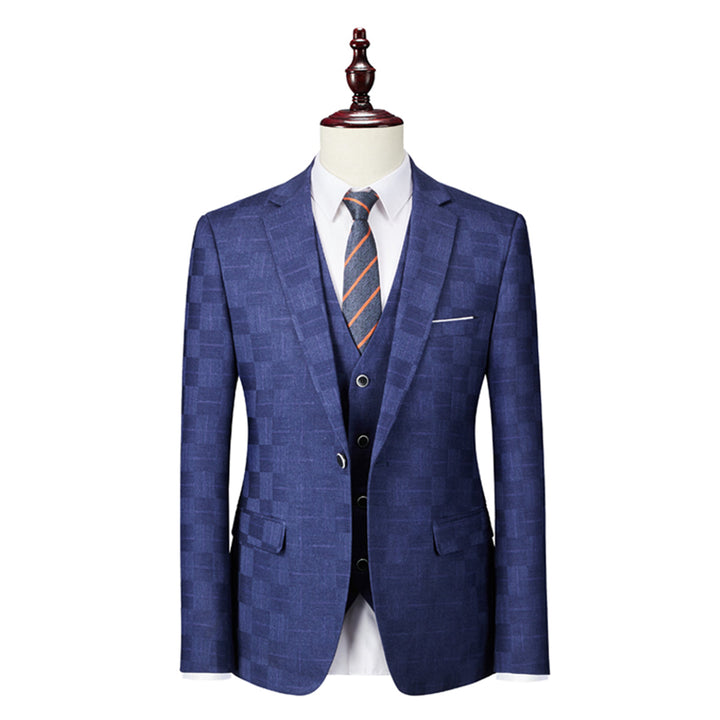 Costume 3 Pièces À Carreaux Invité De Mariage Pour Homme | Classique