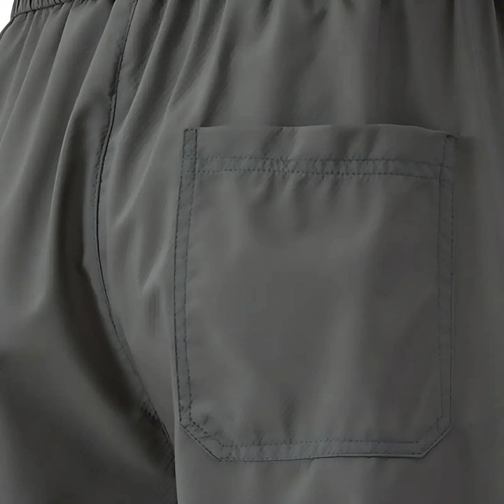 Men's Water-Repellent Windproof Rain Pants with Side Zippers