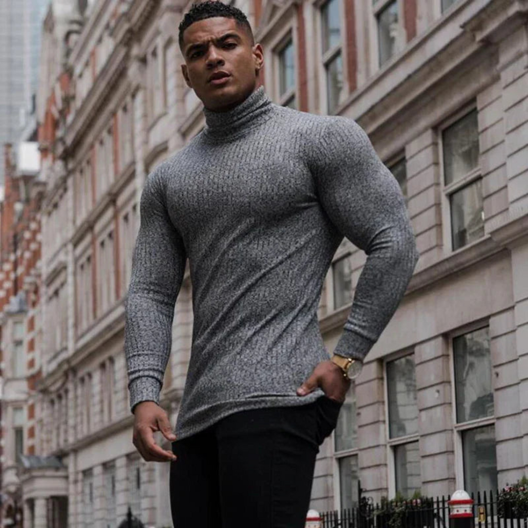 Kamil | Pull à Col Roulé Pour Homme