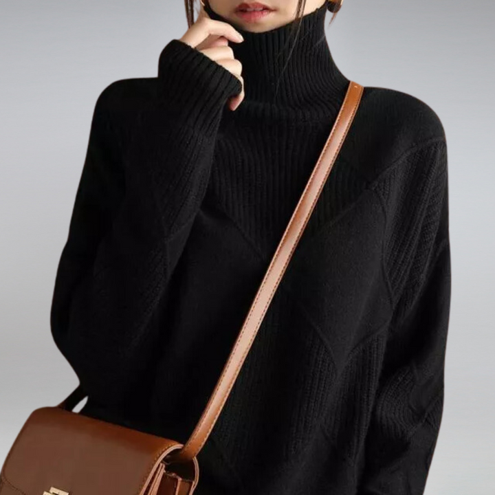 Hellen | Pull À Col Roulé Pour Femmes | Chaude