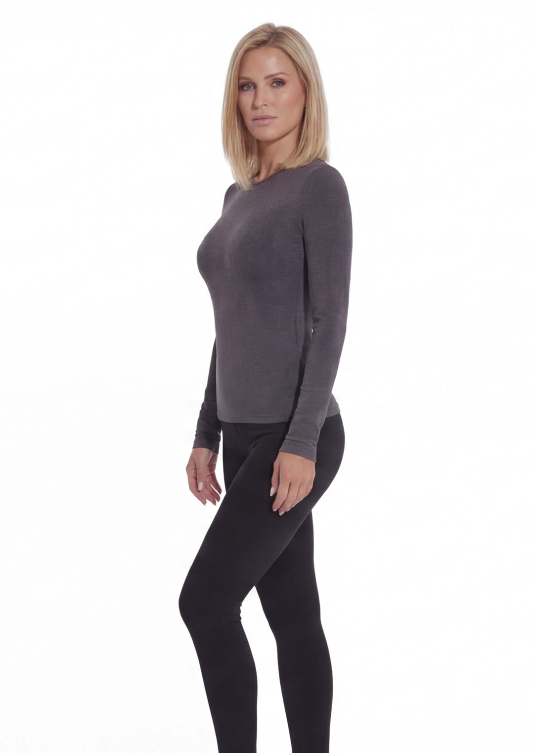 Legging Femme Doublé Polaire Taille Haute