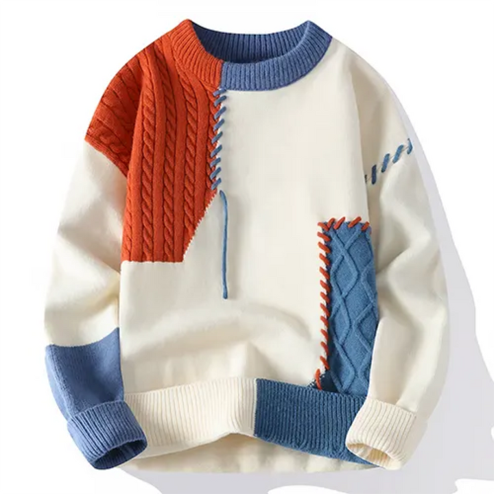 Vance | Chandail D'hiver Pour Hommes | Patchwork