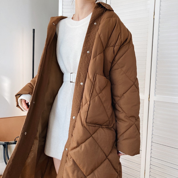 Haylie | Manteau Matelassé D'Hiver Pour Femmes | Chaude