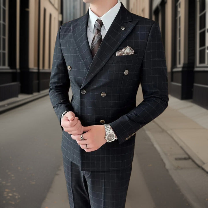 Costume 3 Pièces À Double Boutonnage Invité De Mariage Pour Homme | Classique