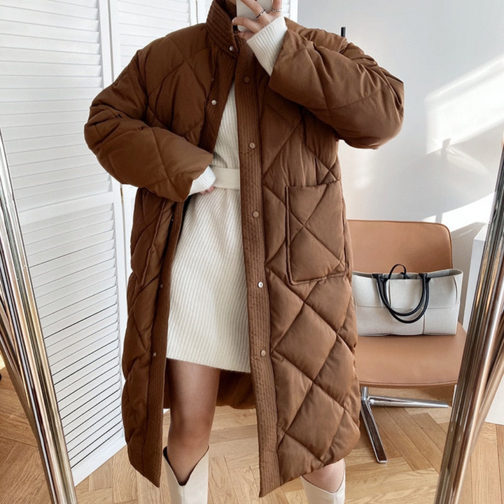 Haylie | Manteau Matelassé D'Hiver Pour Femmes | Chaude